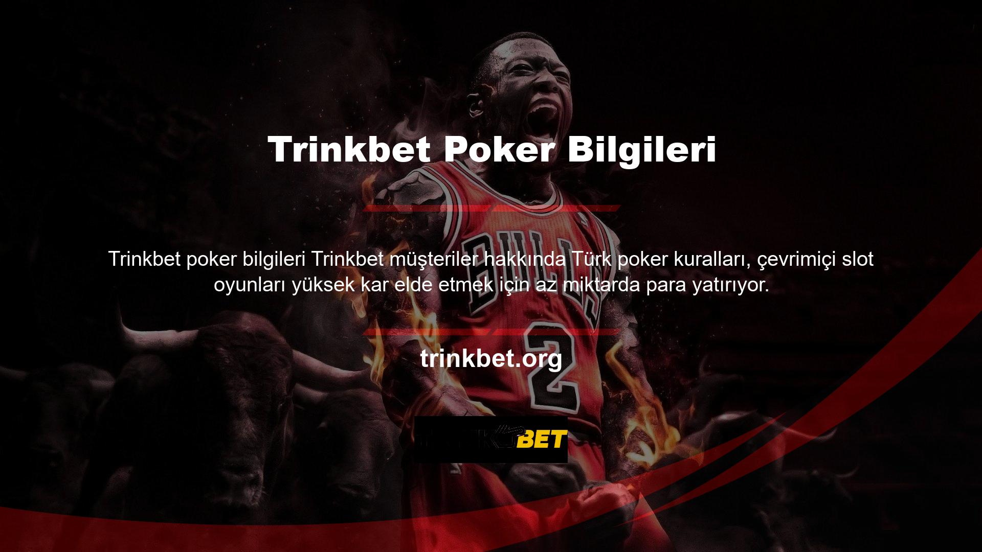 Ayrıca, yenilikçi yapısı sayesinde Trinkbet web sitesi her gün büyüyor ve gelişiyor