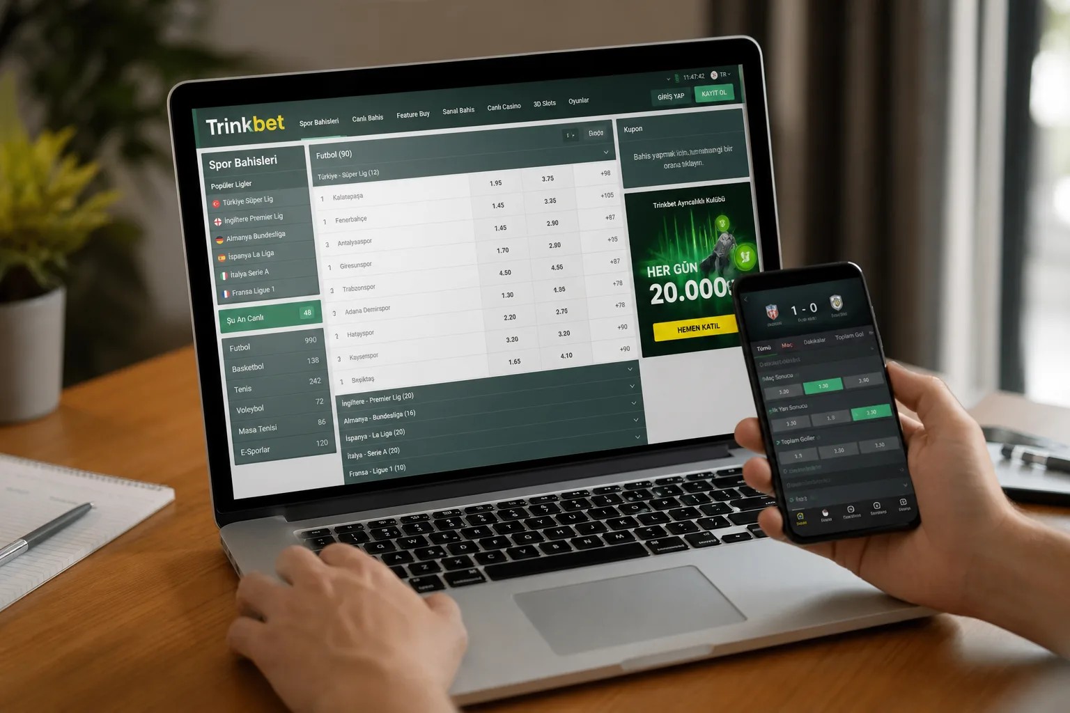 Trinkbet Bahis Oranları